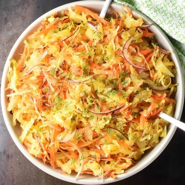 Sauerkraut and Fish Salad